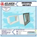 ATLANTA DURACON PVC GUTTER , DOWNSPOUT AND fittings 2.5x4 and 3x4. 