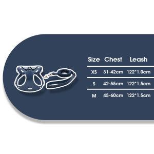 Pet Harness Leash Set Gentleman Style Vest Suede Lining Adjustable Strap No Tangle Dog Harness