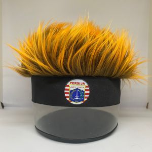 Topi rambut dewasa suporter bola
