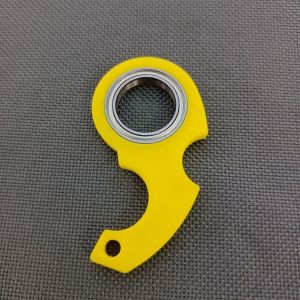 SIRENXI Relieve Boredom Keychain Fidget Spinner Anti-Anxiety Noctilucent Fingertip Spinning Keyring Kids Toys Light Trendy Finger Fidget Ring Key Ring Party Gift