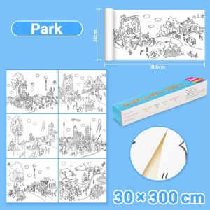3M Coloring Roll Painting Paper childrens Drawing Roll Graffiti Wallpapers For Kids Girls Boys