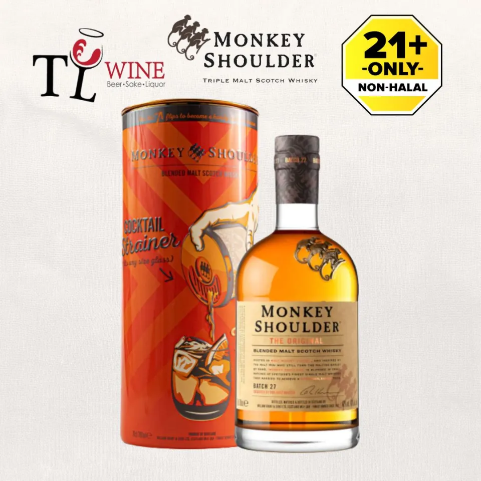 Monkey Shoulder Original Blended Malt Scotch Whisky 700ml with