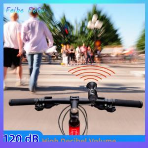 [Feibe Befei] Xe Đạp Chuông Điện Tử Sừng Loud Cảnh Báo Âm Thanh ABS 120dB An Toàn Chuông Điện IPX4 Loa Vòng Báo Động Cho Xe Tay Ga Đường Xe Đạp