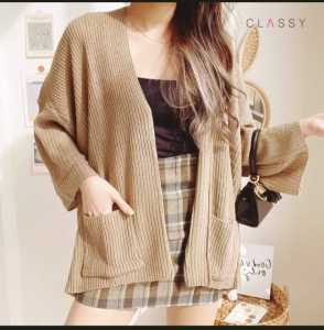 Cardigan Rajut Jumbo [XXL3XL4XL5XL] Cardigan Rajut Jumbo  oversize LAVELA /big size /wanita /outer /Termurah / Terbaru  /Baju Rajut Korea