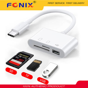 Type-C adapter TF CF SD Đầu đọc thẻ nhớ OTG Nhà Văn nhỏ gọn Flash USB-C cho iPad Pro Huawei cho MacBook loại USB C CardReader