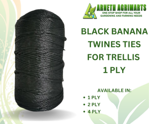 ARNETH 1 PLY PLASTIC TWINE TIES FOR TRELLIS AND HOLDING PLANTS / GARDEN ACCESSORIES (1 ROLL)