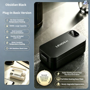 SG Stock Self Heating Electric Lunch  Adjustable Temperature Control 304 Stainless Steel Portable Food Bento