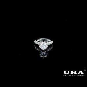 N1441 Nhẫn nam đính đá CZ sáng lấp lánh UHA