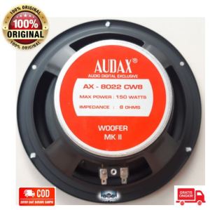 AUDAX Speaker 8 INCH DAYA 150 Watt AX 8022 WOOFER ORIGINAL AUDAX ASLI