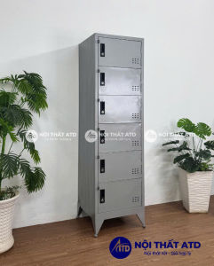Tủ Locker Sắt 2/4/6/8/10/12/15 Ngăn Có Khóa Riêng - Tủ Đựng Đồ Cá Nhân Sơn Tĩnh Điện Cao Cấp