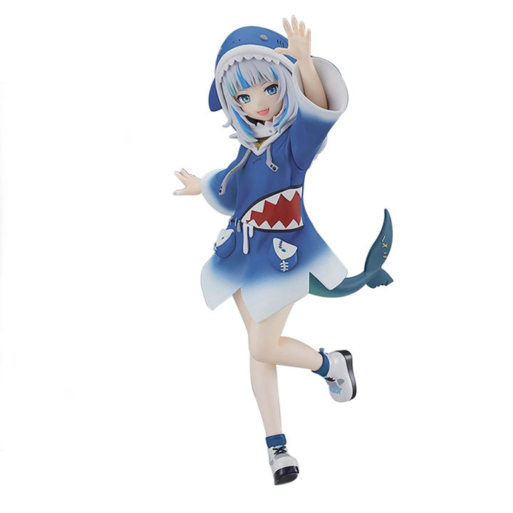 15cm hình anime hololive gawr GURA Mô hình nhân vật cá mập Xanh Trang ...