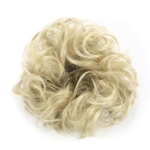 CHUN053634 Messy Ponytail Scrunchie Synthetic Elastic Hair Bun Updo Chignon Hairpiece