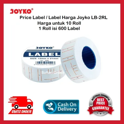 PRICE LABEL / LABEL HARGA 1 BARIS JOYKO LB-2RL ISI 10 ROL
