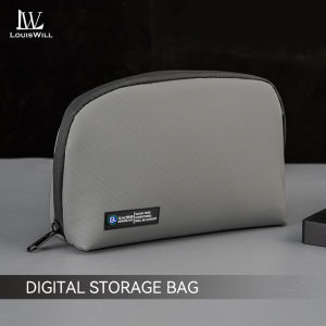 LouisWill Digital Storage Bag USB Cable Storage Bags Multifunctional Travel Organizer Electronic Gadget Bag Multi Layer Organizer Bag Accessories U Disk Hard Drive Headset Accessories Storage Bag
