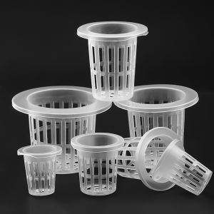 Clone 50Pcs Planting Grow Soilless Garden Supplies Hydroponic Net Cup Mesh Pot Nursery Pots Plant Basket