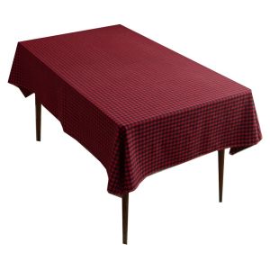 GIGBM Thick Soft Checked Square Classic Party Tablecloth Christmas Decorations Dining Tablecloths Table Cover