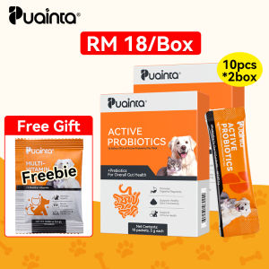 PUAINTA Pet Probiotics for Cat Dog Promotes Digestive Pet Compound Probiotics Add Prebiotics for Pet Gut Health Boost Immune System
