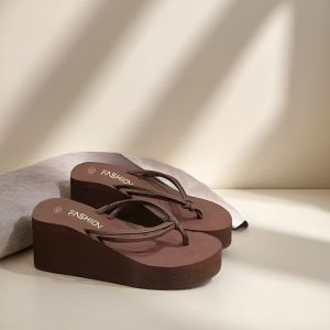[Free Shipping] New Summer Style WomenS Double-Strap Flip-Flops With Soft Soles Non-Slip Wear-Resistant Suitable For Home Beach And Outdoor Wear Versatile Sandals