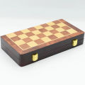 Luxury Magnetic Chess Set Traditional Wooden Folding Chess board Handwork Solid Wood Portable Chess Game. 