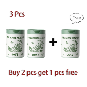 Plastic Bag Thickened Garbage Bag Drawstring Trash Bag Wormwood Fragrance Rubbish Bag Non-Tearable Hand Carry Large Size Kitchen Bags Insect Repelling