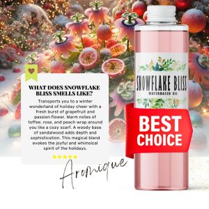 Aromique SNOWFLAKE BLISS Water-Based Essential Oil | Premium Humidifier & Air Freshener Scent