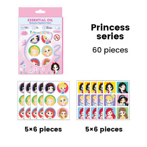 Orzbow 60Pcs Mosquito Repellent Patch for Baby Kid Safe Natural Plant Based Essential Oil Sticker Keeps Insects Away