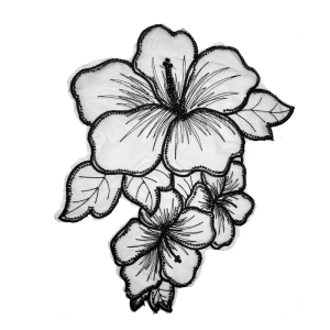 Oversized Flower Patches Applique Diy Crafts for Jeans Hat Bag Scarf Curtain Clothes Accessories Badges Sew on