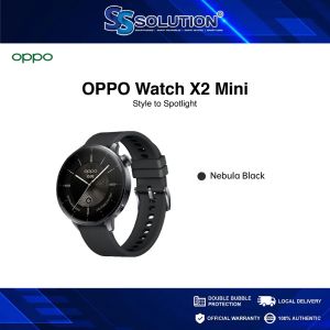 OPPO Watch X2 Mini l Style to Spotlight l Wear OS By Google l Dual-Frequency GPS l Up to 7Day Battery Life