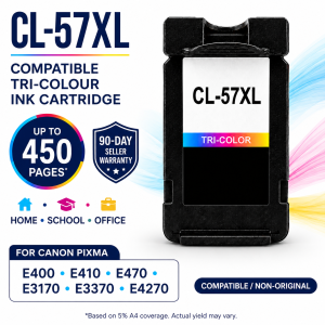 CL57 CL57S Compatible Replacement Ink Cartridge – CL57XL Tri-Colour for Canon E400 E410 E470 E3170 E3370 E4270