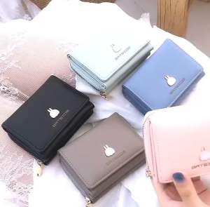 [SG Instocks] Korean style wallet for women mini purse casual short wallet gift cute