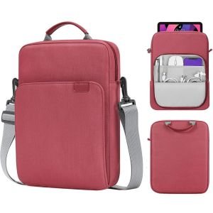NAELIN 9/11/13.3 inch Tablet Sleeve Case Concealed Hand Strap Universal Shoulder Bag Stylish Shockproof Notebook Case for Surface Go/Galaxy Tab