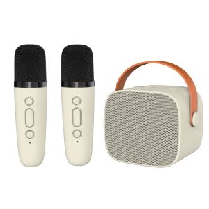 Speaker Bluetooth MINI KARAOKE  1set 2 Mic & 1set 1 MIC K1 Portable With Mic Bluetooth