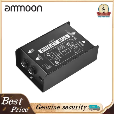 Professional Single Channel Passive DI-Box Direct Injection Audio Signal Converter Musical Instruments