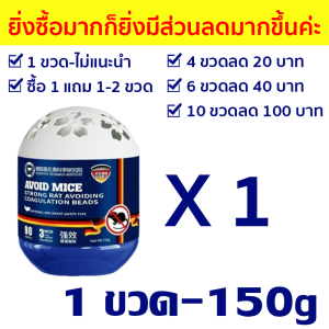 🐭ซื้อ 1 แถม 1🏠เจลไล่หนู แค่วาง หนูก็หายไป ไล่หนู 150g ยาไล่หนู ใช้ง่ายไม่ฆ่าหนู ไม่มีสารเคมี ปลอดภัย ยาไล่หนูรถยนต์