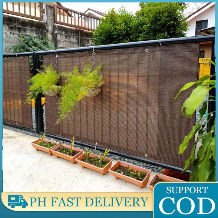 Privacy Screen for Balcony Backyard Deck Patio Fence Porch Brown