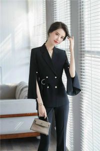 Set Bộ Vest Quần Dài Kate Lụa Sang Trọng Thanh Lịch BEYEUSHOP - BY4571
