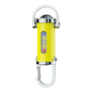 Outdoor Portable 3in1 Flashlight Mini Carry Rechargeable Waist Mounted Multifunctional 3-in-1 Multi-Function SOS Emergency Light Flashlight Portable Charger Keychain Light Flashlight Mini Light