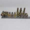 BAUT  M10 X 30 KUNCI 14 PANJANG 3 CM 3CM BAUD KUNING M10X30 BAUT 14 BMK M10X30 HEXA BOLT 10 X 30 30MM 30 MM KUNCI RING 14 PITCH DRAT 1.25. 