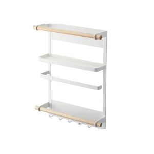 MITI4 พร้อมส่ง ชั้นวางของครัว ชั้นวางของข้างตู้เย็น มีแถบแม่เหล็ก ใช้งานได้อเนกประสงค์ วัสดุแข็งแรงทนทาน COD MITI112