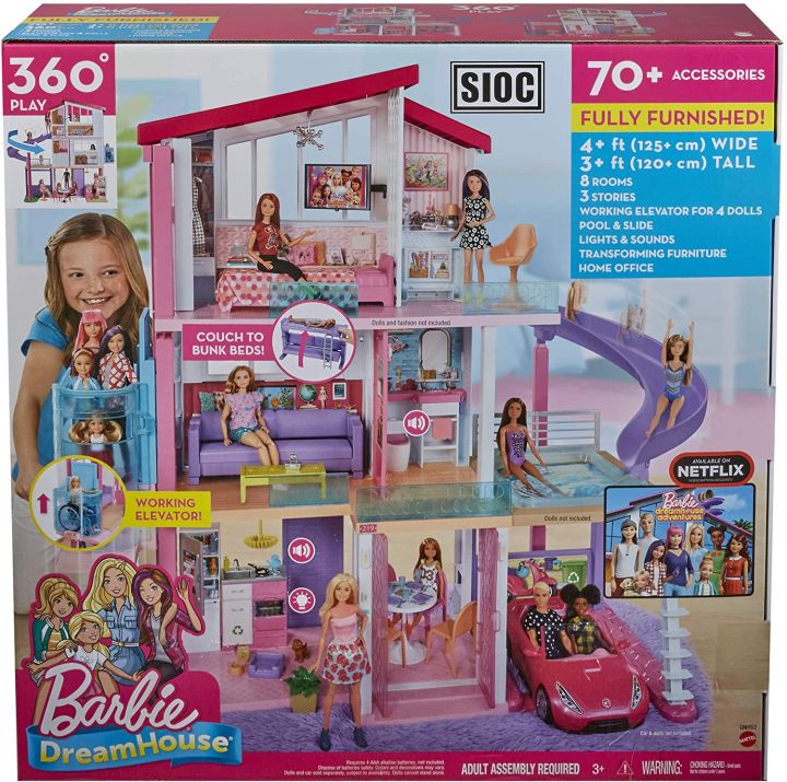 Barbie set deals big house