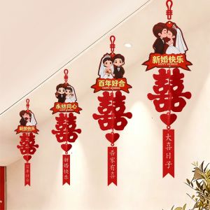 Hiasan perkahwinan baru Hanger Stereo Hanger Perkahwinan bilik perhiasan bilik tamu Hanger kartun bumbung