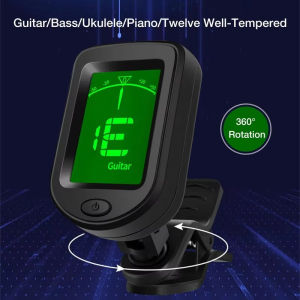 Lifestyle - Local - Digital Chromatic Clip-on Tuner for Acoustic Guitars Violas Guitars and Ukuleles tuner guitar string