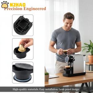【N2HAO】 Reusable Coffee Adapter for Dolce Gusto Genio S Crema with Pod Grinder Compatible with Refillable Filter Home Office Use
