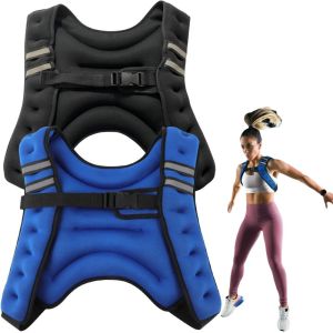 FDGED Neoprene Weighted Vest Iron Sand Filled Adjustable Iron Sandbag Men Women Resistance Training Sandbag Weighted Vest Running