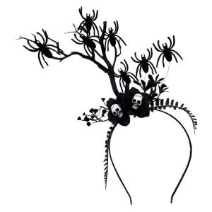 Dramatic Dark Themed Resin Headbands Stylish Twig Hair Band For Womens Evening Event Comfortable Long Wear Accessory