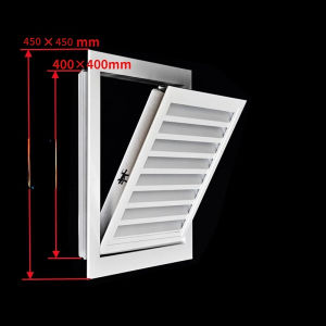 Aluminum Alloy Exhaust Shutter Vent For Central Air Grille Ventilation Cover Wall Ceiling Shutter Repair Port Ventilation System
