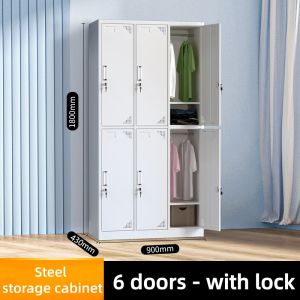⚡ Free Shipping ⚡White Wardrobe with lock clothes storagecabinet for clothes storage cabinet