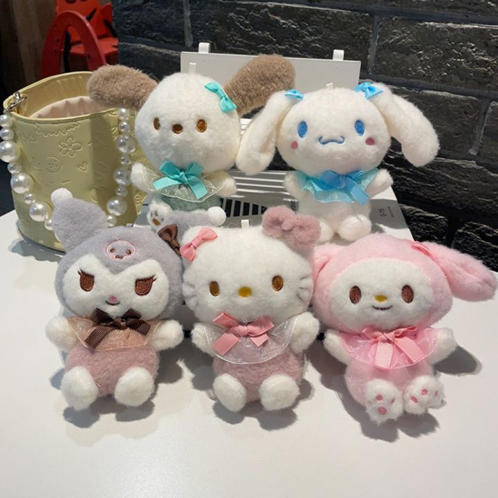 TRTEWWS My Melody Anime Kuromi Plush Keychain Kitty Plush Cinnamoroll ...