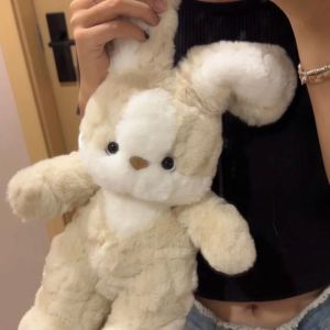 MAOMEI STUDIO Thỏ hoạt hình Búp bê thỏ vải lông Vải nhung lông Bông PP Thỏ nhồi bông Đồ chơi búp bê vải bông Đáng yêu Đồ chơi nhồi bông thỏ Quà sinh nhật