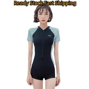X-FASHION Short Sleeved Swimsuit Slim fit Pant+Skirt for Women Holida style 2024 New Comfortable Breathable Simplicity With Chest Oads Swimsuit